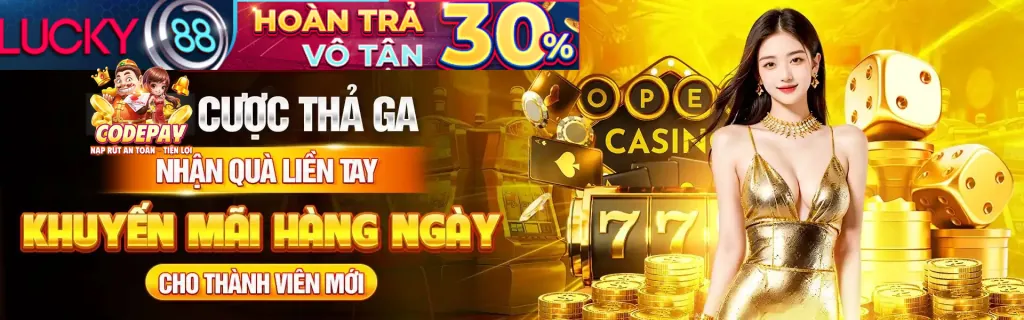 Biểu tượng tiền vàng và thông báo khuyến mãi chào mừng thành viên mới GK8888